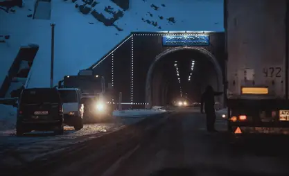 Kırgızistan’ın Töö-Aşuu geçidi'nde ağır vasıtalar için geçici bir kısıtlama getirildi