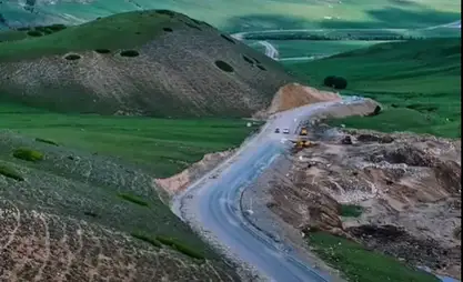 Kırçın yaylasına giden yol tamamen asfaltlandı