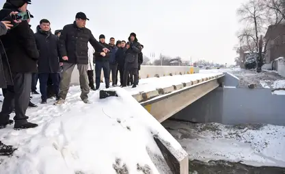 Bişkek'te 28 metrelik yeni bir köprü inşa edilecek