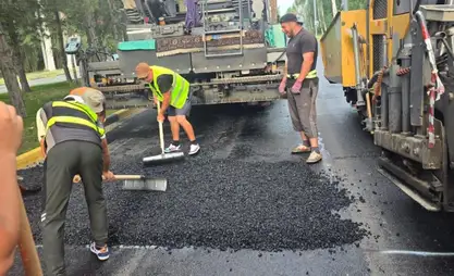 Bişkek'te Vasilievskiy Trakt caddesi'nin yeniden inşasının üçüncü aşaması başladı
