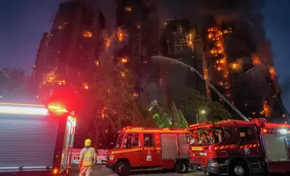 Hong Kong'daki apartman kompleksi yangınında ölü sayısı 44'e yükseldi