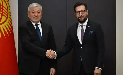 Adılbek Kasımaliev, AİKB yönetimiyle görüştü
