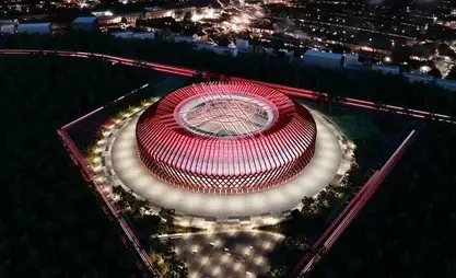 Bişkek Arena elektrik şebekesine bağlandı