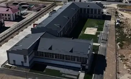 Bişkek'in Ak-Ordo konut kompleksinde 104 numaralı okulun inşaatı tamamlandı