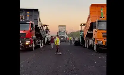 Oş'un en uzun yolunun asfaltlama çalışmaları Şehir Günü'ne kadar tamamlanacak