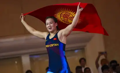 Kırgızistanlı Nurzat Nurtaeva, Sırbistan'da Dünya Güreş Şampiyonası'nı kazandı