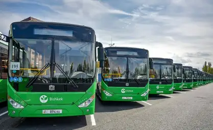 Bişkek Otobüs garajı mekanikçilerine ön kontrol kurallarını ihlal ettikleri için para cezası kesildi