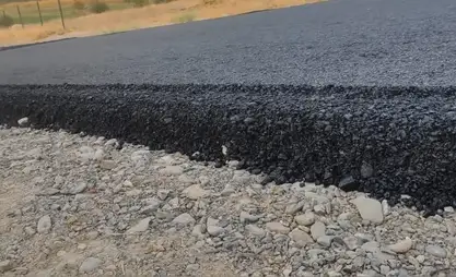 Batken bölgesinde, beş yıl içinde 950 milyon som maliyetle 191 kilometre asfalt döşendi