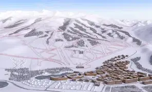 Kırgızistan’da Ala-Too Resort yolunda yol onarım çalışmaları devam ediyor