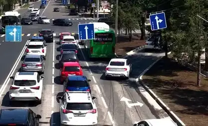 Bişkek yıl sonuna kadar sağ dönüş şeritlerini artıracak