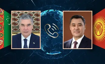 Sadır Caparov, Gurbangulı Berdimuhamedov ile telefon görüşmesi yaptı