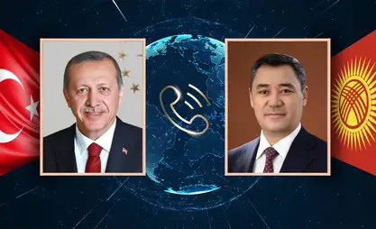 Sadır Caparov, Recep Tayyip Erdoğan ile telefon görüşmesi yaptı