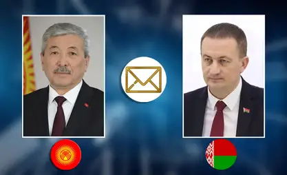 Adılbek Kasımaliev, Belarus Başbakanı Aleksandr Turçin'i yüksek göreve atanmasından dolayı tebrik etti