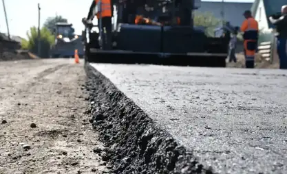Ala-Buka ilçesinde beş yılda 27 kilometre yol asfaltlandı