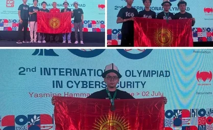 Kırgızistanlı bir öğrenci Siber Güvenlik Olimpiyatı'nda bronz madalya kazandı