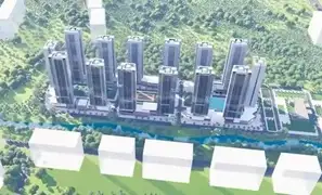 Bişkek'te ilk kez 40 katlı premium konut binasının inşasına başlandı