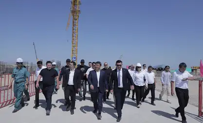 Oş'ta 18 hektarlık bir atık işleme tesisi inşa ediliyor