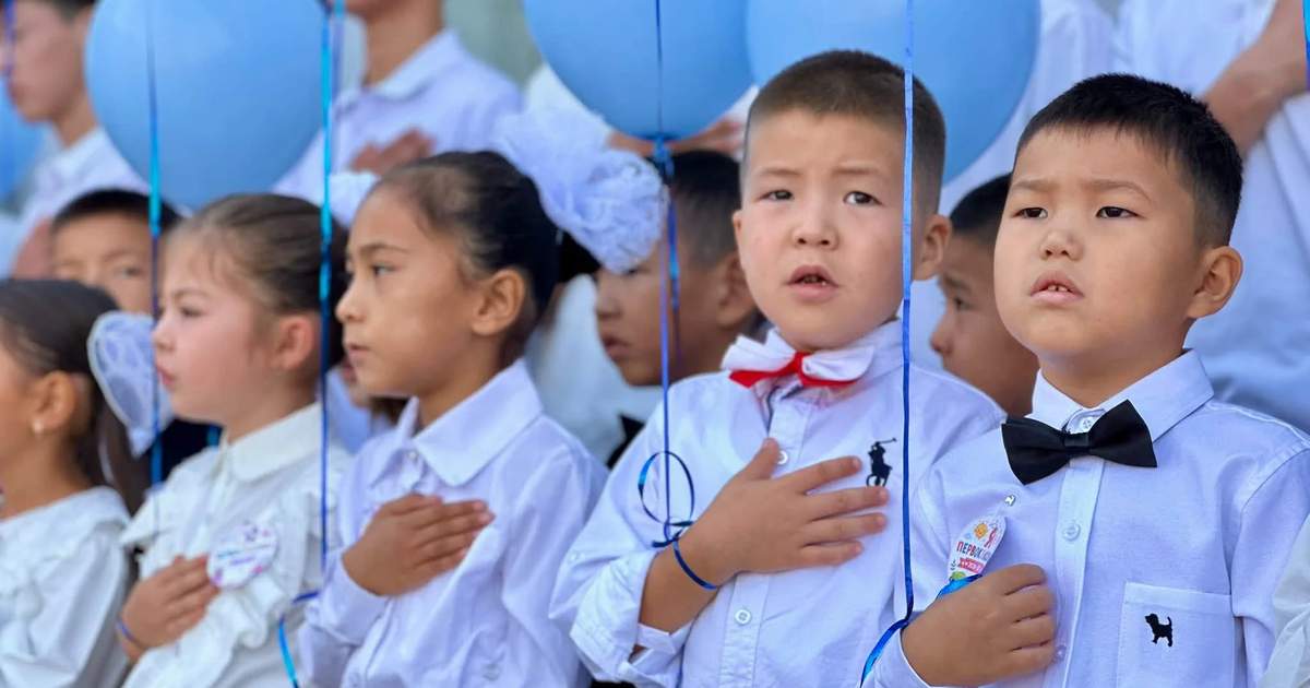 Oş'ta 10.000'den fazla çocuk birinci sınıfa başladı