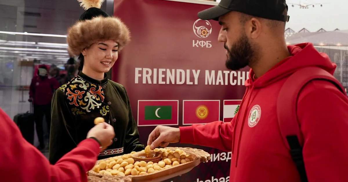 Lübnan Milli Futbol Takımı, Kırgızistan ile oynayacağı hazırlık maçı için Bişkek'e geldi