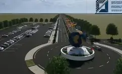 Havaalanına giden yolun yeniden inşası için bir taslak tasarım Oş'ta geliştirildi