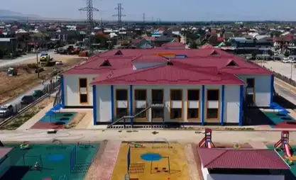 Bişkek'teki Ak-Ordo konut kompleksinde anaokulu inşaatı tamamlandı