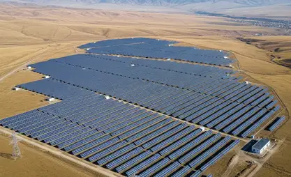 Aravan bölgesinde 65 milyon dolarlık bir güneş enerjisi santrali inşa edilecek