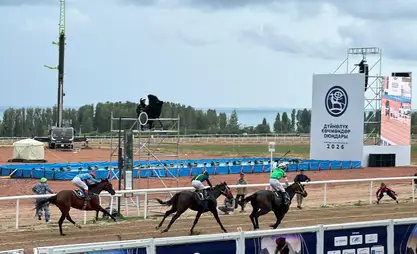 VI. Dünya Göçebe Oyunları. Tacikistan, 1600 metre Kunan Çabış yarışında birinci oldu