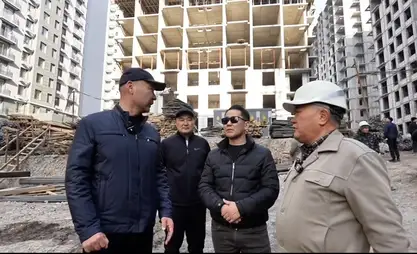 Bişkek'teki Muras konut kompleksinin inşaatı tamamlanmak üzere: 1.080 daire teslime hazır