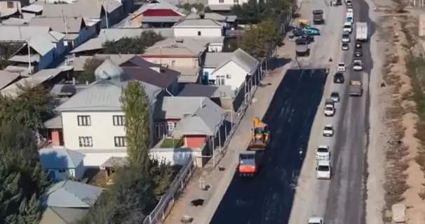 Oş-Kara-Suu karayolu 22 metreye genişletilecek ve dört şeritli hale getirilecek