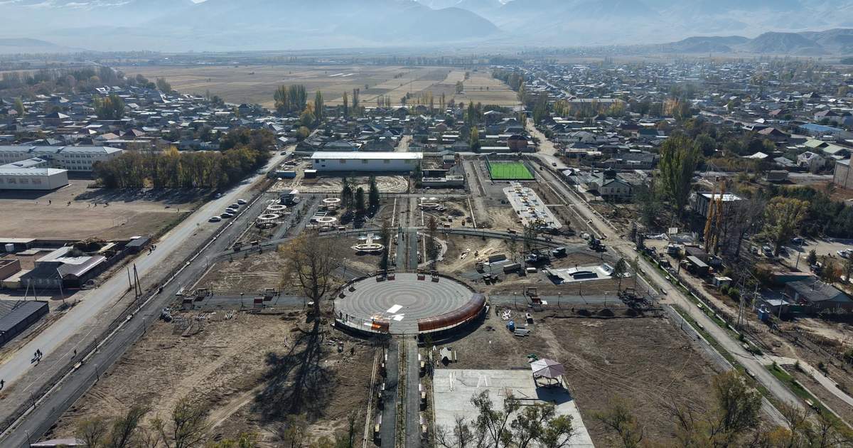 Koçkor bölgesinde 4,8 hektarlık bir rekreasyon parkı yeniden inşa ediliyor