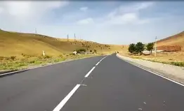 Kök-Cangak şehrinde yol onarıldı