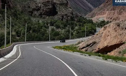 Kırgızistan'da yıl başından bu yana 651 km yol asfaltlandı