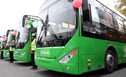 Bişkek'te şu anda 1.567 otobüs hizmet veriyor ve 625 yeni otobüs daha satın alınması planlanıyor