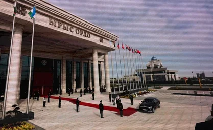 Devlet ve Hükümet Başkanları Şanhay İşbirliği Örgütü zirvesi için Irıs Ordo'ya geldi