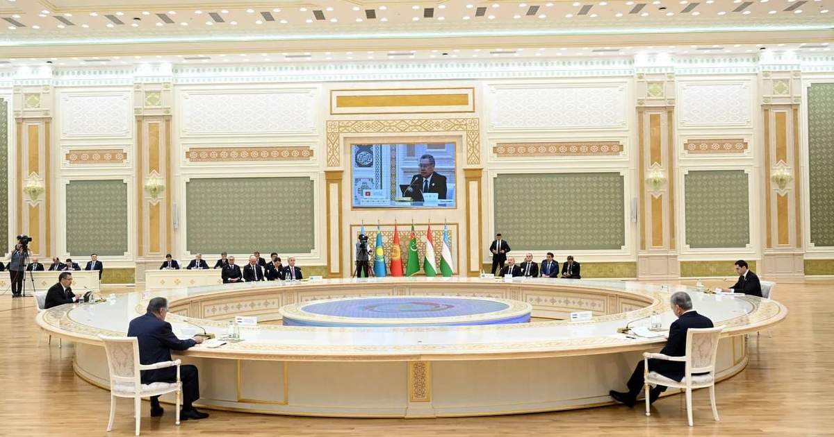 Sadır Caparov, Orta Asya ve Azerbaycan Devlet Başkanları Sekizinci İstişare Toplantısı'nda konuşma…