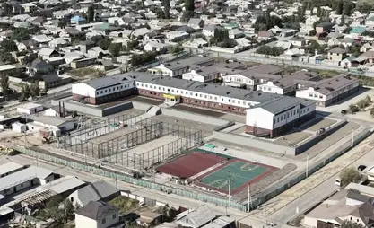 Bişkek'in Kalıs-Ordo konut kompleksinde 940 öğrenci kapasiteli bir okul açıldı