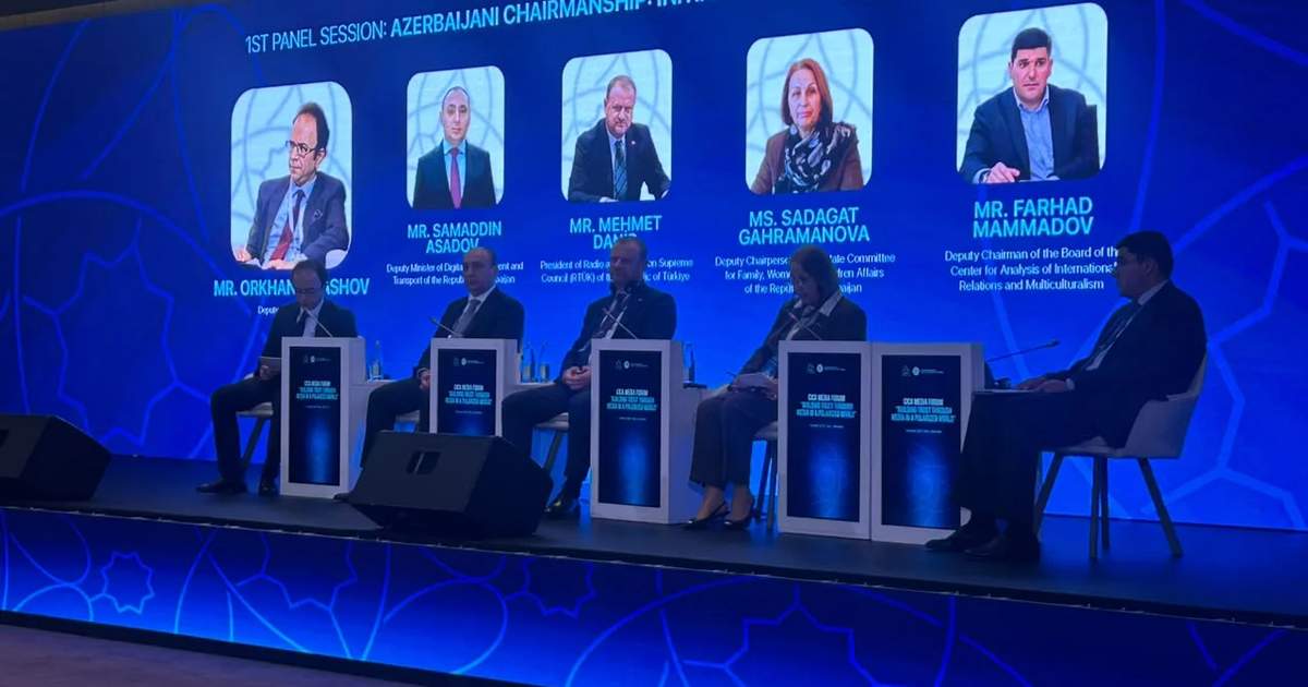 CICA Medya Forumu Bakü'de açıldı
