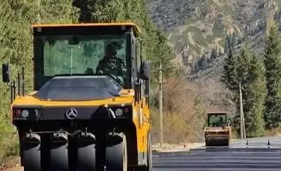Dünya Göçebe Oyunları için Isık-Köl'de önemli yollar onarılıyor