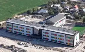 Bişkek şehri Birinci Mayıs ilçesi'nde 750 öğrenci kapasiteli okulun inşaatı tamamlandı