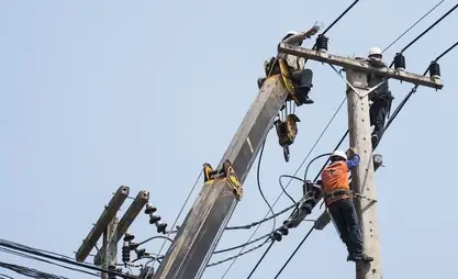 Bişkek'teki yerleşim bölgelerinde bir yılda 87 km'den fazla elektrik hattı yenilendi